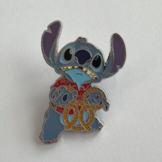 Disney Trading Pin Pretzel Snack Handcuffs Stitch Attacks Snacks C8