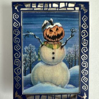 Disney WDI - Haunted Mansion Portraits - NBC Lenticular - Snowman / Pumpkin H5