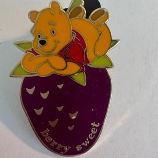 Disney WDW Winnie the Pooh Berry Sweet Strawberry Scented 2002 Pin (D3)