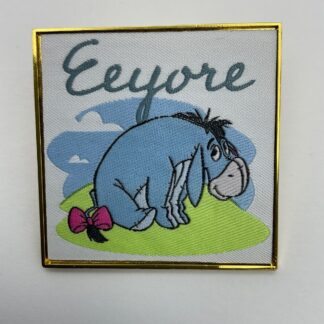 Disney Winnie the Pooh Character Portrait Embroidered Mystery Pin Eeyore H8