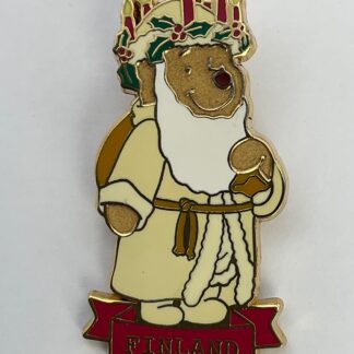Disney Winnie the Pooh Santas Around the World Finland Pin H2