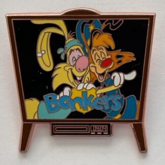 Disneyland 2018 Channel 28 TV Pin Fall Apart Rabbit & Bonkers LE 400 (A9)