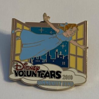 Disneyland Disney Voluntears 2010 Community Fund Peter Pan Wendy Disney Pin (A3)