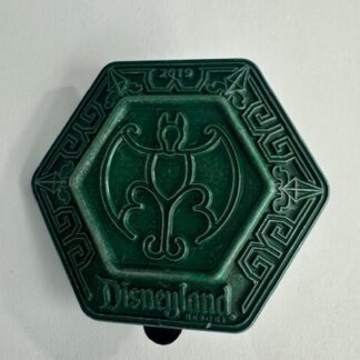 Disneyland Haunted Mansion Hexagon Pin Bat Green, 2019 LE (A9)