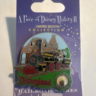 Disneyland Pin Piece of Disney History II Disney Railroad Spikes attraction LE