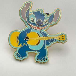 Disneyland Resort Stitch Ukulele Guitar 2004 Open Edition Pin Lilo F6
