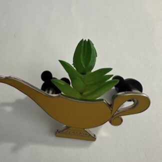 Genie Lamp Succulent Plastic Plant Aladdin Disney Pin (E9)