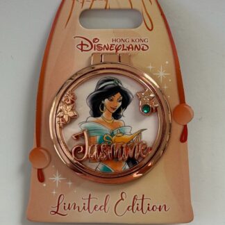 HKDL Jasmine Princess Mirror Case Compact Hinged Aladdin 2024 LE Disney Pin B