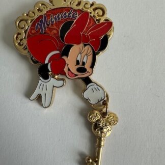 HKDL – Key series Minnie Mouse Limited Edition 300 Disney Pin 81012 B2