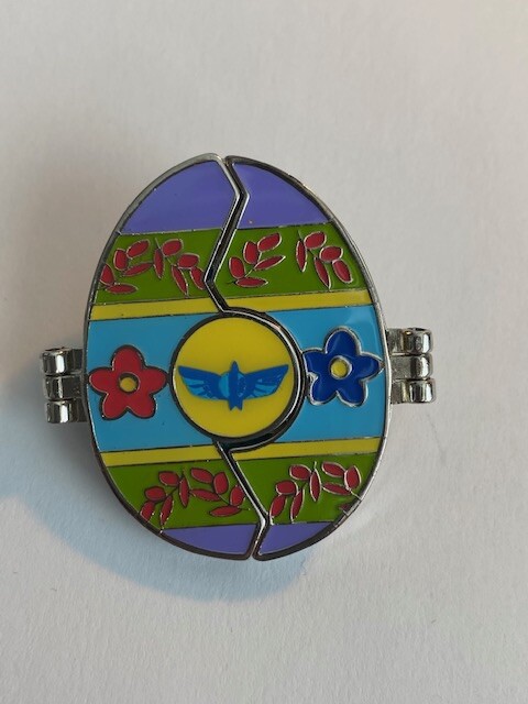 HKDL Mystery Springtime Egg Stravaganza Buzz Toy Story Hinged Disney Pin LE (B5)