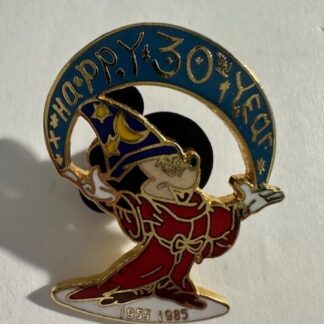 Happy 30th Year - Sorcerer Mickey 1955-1985 Disney Pin C3