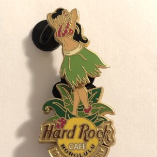 Hard Rock Cafe Honolulu 15th Anniversary Dance Hulu Girl Pin LE (B6)