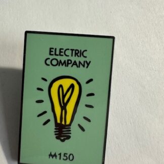 Hasbro Monopoly 90th Anniversary Mystery Electric Company Card Disney Pin B8