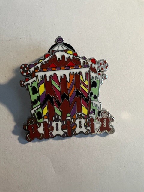 Haunted Mansion Holiday Gingerbread Houses Monster House Disney Pin (A2)