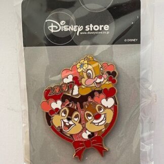 JDS Chip Dale Clarice Valentine 2007 Bow Hearts Day LE Disney Pin  (B)
