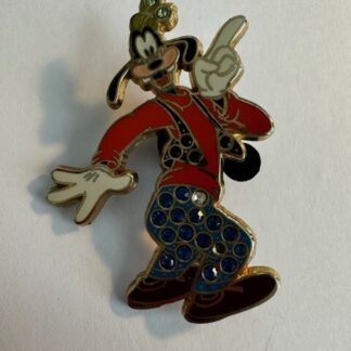 JEWELED GOOFY WHITE GLOVES DISNEY PIN (A4)