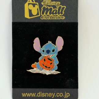 Japan Disney Mall Stitch Pumpkin Trick or Treat Jack O Lantern 2005 Disney Pin B