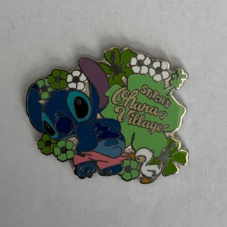 Japan Stitch & Duckling Duck Ohana Village LE 1000 Disney Pin (H1)