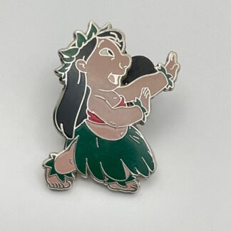 Lilo Hula Dancing Disneyland Disney Pin Lilo and Stitch Hawaiian Grass Skirt A4
