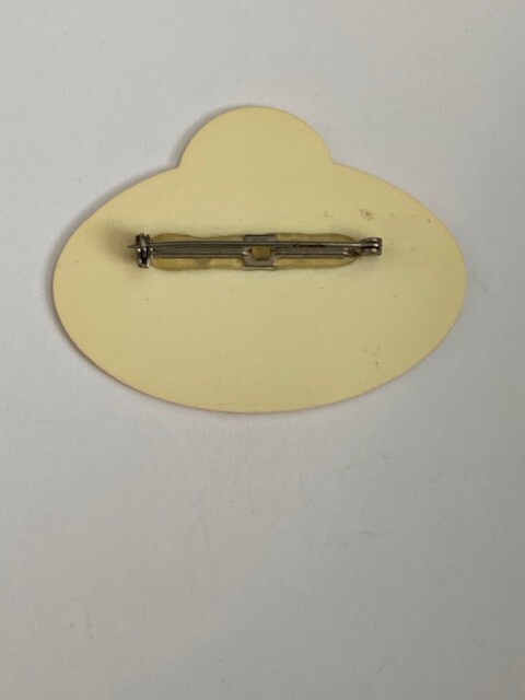 Little Monster On Main Street Orange Devil Name Badge Disney Pin (A1) - Image 3