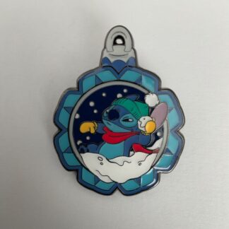 Loungefly Disney Stitch Ornament Blind Box Enamel Pin Snowball Fight F7