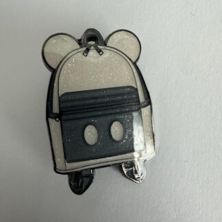 Loungefly - Mickey Backpack - Disney 100 2023 Black and White Disney Pin E7