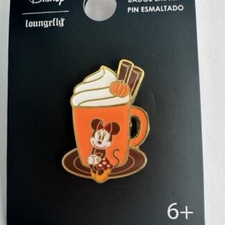Loungefly Minnie Pumpkin Spice Lattes Drink Disney Pin (B)