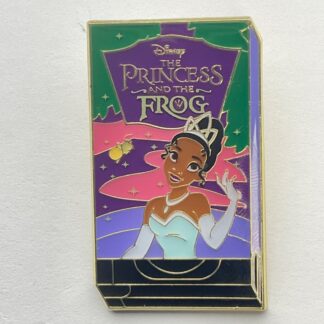Loungefly Princess VHS Tape Mystery Princess & the Frog Tiana Disney Pin G3