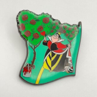 Loungefly Queen of Hearts Alice In Wonderland Puzzle Mystery Disney Pin A8