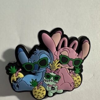 Loungefly - Stitch, Angel and Scrump - Vacation - Free-D - Mystery Disney Pin C1
