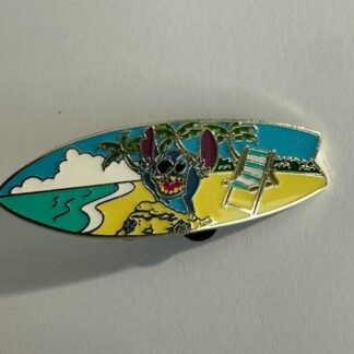Loungefly Stitch in Sand Chaser Lilo and Stitch Surfboard 2023 Disney Pin E7