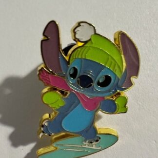 Loungefly - Winter Fun Stitch Ice Skating Mystery Lilo and Stitch Disney Pin C3