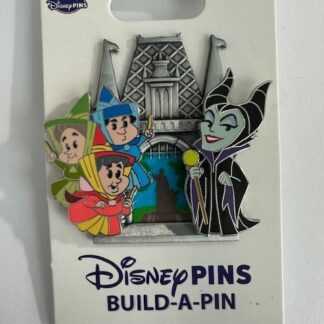 Maleficent, Merryweather, Flora, Fauna - Build A Pin  2024 Disney Pin B