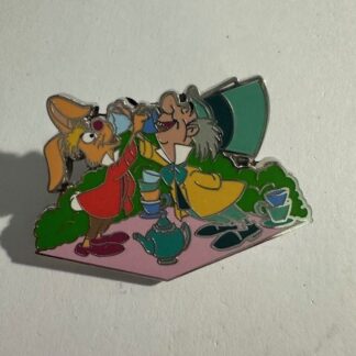 March Hare And Mad Hatter Alice In Wonderland Tea Party Disney Pin (E0)
