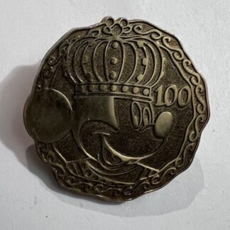 Mickey Mouse Gold 100 Coin Disneyland Resort Hotel Lanyard Disney Pin A8