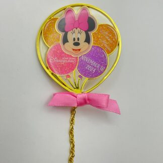 Minnie Mouse Birthday Balloon 2024 HKDL Disney Pin Hong Kong D5
