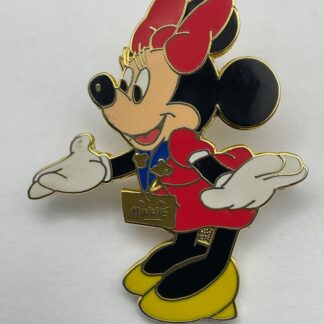 Minnie Wearing Lanyard with Card Pin Trading Starter Disney Pin G2