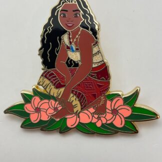 Moana 2 Plumeria Flower Monogram Disney Pin F9