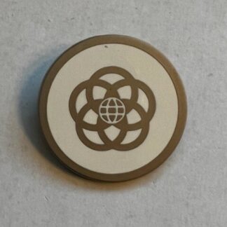 Parks 2020 Epcot Center Logo Silver Retro Round Disney Pin (C1)