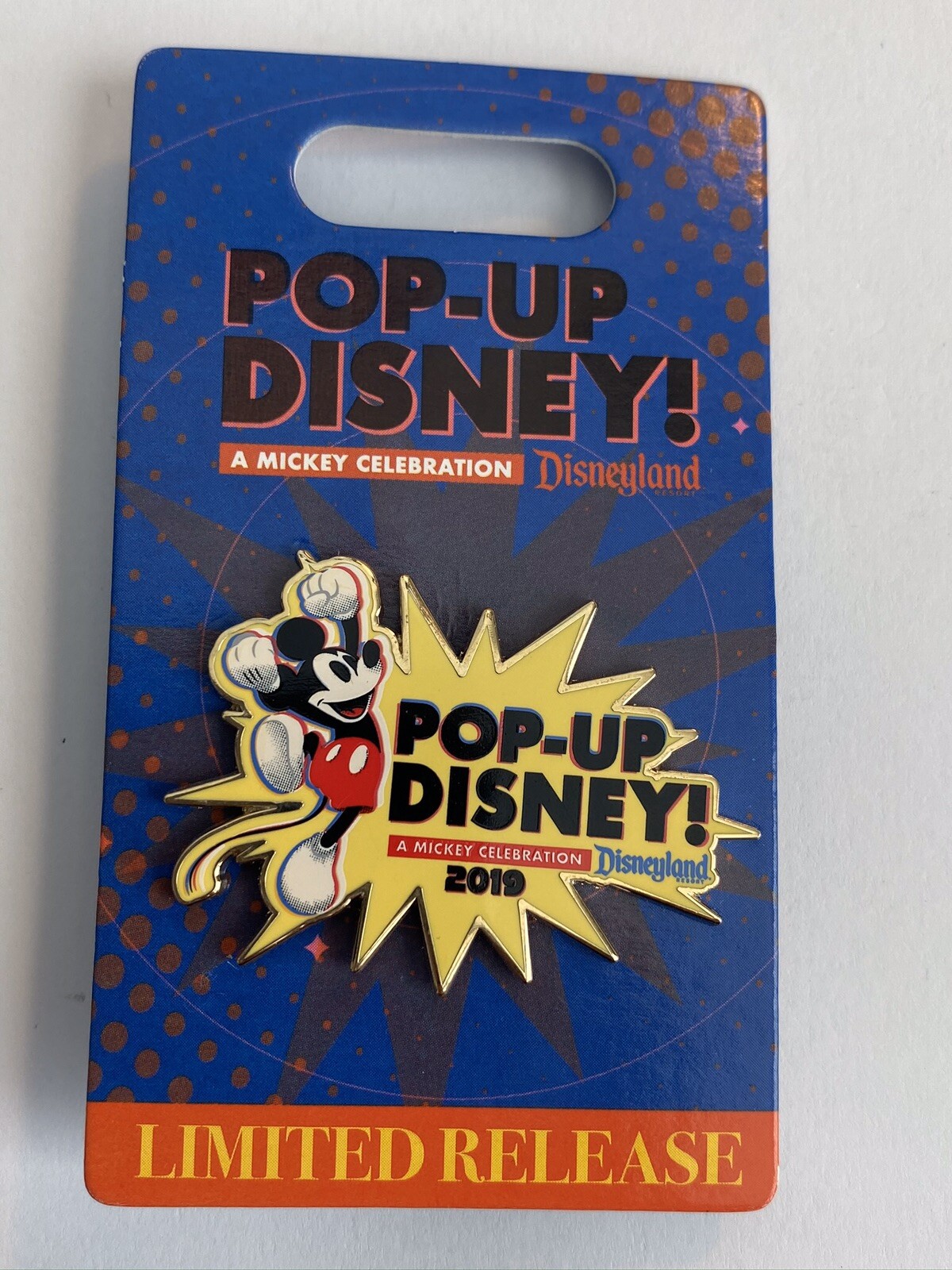 Pop-Up Disney! Disneyland Mickey Mouse Celebration 2019 Disney Pin LE (B)