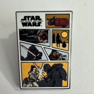 Rey, Kylo Ren, Poe Finn Episode 7 The Force Awakens Star Wars 2025 Disney Pin E8
