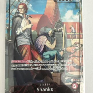 Shanks (2025 PSA Promo) OP09-001 One Piece Promo Cards Foil Sealed