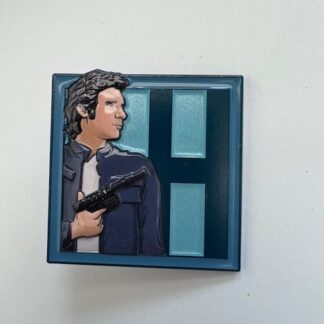 Star Wars Celebration 2022 Alphabet H  Han Solo LE 500 Disney Pin (D8)