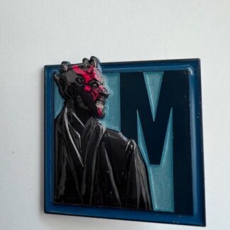 Star Wars Celebration Darth Maul Alphabet Pin M Letter Pin (D8)