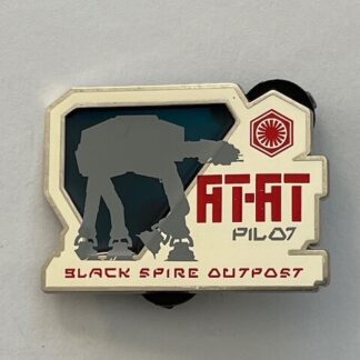 Star Wars Galaxy's Edge AT-AT Pilot Black Spiral Outpost First Order Pin (D9)