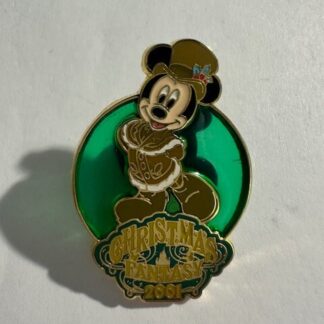 TDR Tokyo Mickey Mouse Christmas Fantasy 2001 Disney Pin (A7)