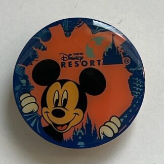 TDR UCC Mickey Mouse Circle Orange Disney Pin (C6)