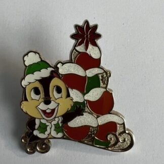 TDS Chip Christmas Tree Tokyo Game Prize Disney Pin (B0)