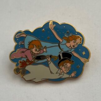 The Darling Children Flying In The Sky Peter Pan Disney Pin (B6)