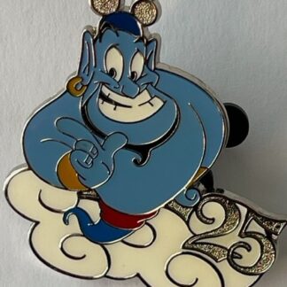 Tokyo Disney 25th Anniversary Genie Aladdin Prize Disney Land Sea Pin (C6)
